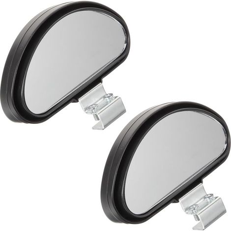 2 pcs miroirs d'angle mort, rétroviseurs convexes universels ajustables, pour voitures, SUV, camionnettes et bus (1/5)