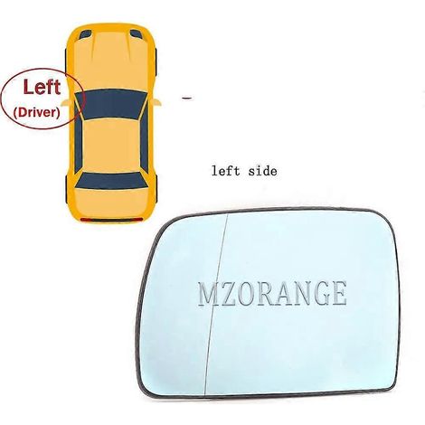 Beheizbares Außenspiegelglas für BMW E53 X5 (1999–2006), Türflügel, Außenspiegelglas, Zubehör 51168408797--L
