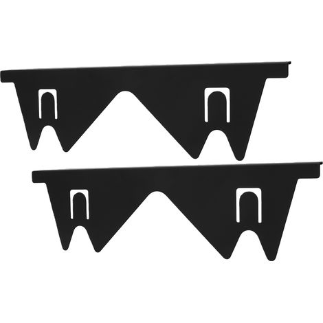 Lot de 2 protections d'espace pour cuisinière, en acier inoxydable résistant à la chaleur, rétractables, pour plan de travail de cuisine. (1/5)
