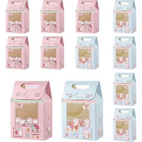 white cardboard gift box 12 pieces 9.8×6×15cm (1/5)