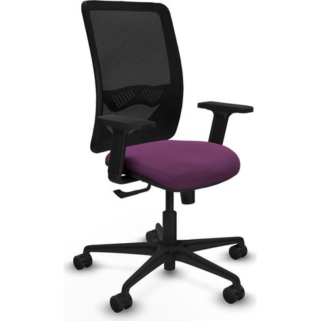 Sedia da ufficio piqueras y crespo Zulema nero similpelle (1/2)