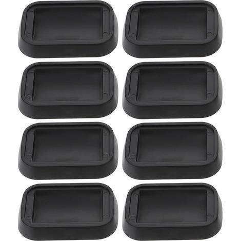 Lot de 8 dessous verre en caoutchouc pour tasses et verres (1/5)