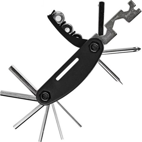 16-in-1-Multitool für Fahrradreparaturen – Schwarz (1/4)