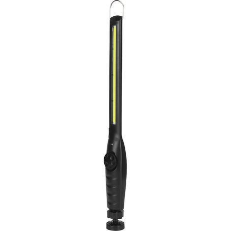 Lampe de travail COB multifonctionnelle, rechargeable par USB, à intensité variable et base magnétique. (1/5)