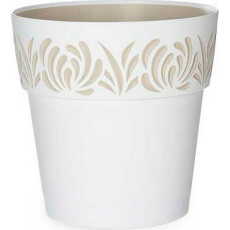 Vaso Gaia Redondo Ris. Agua Blanco 20 H 19 Stefanpl (1/2)