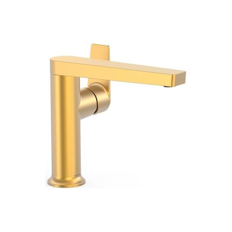 Mitigeur avec manette latérale pour lavabo Project Or Mat 24K - TRES 22144701OM