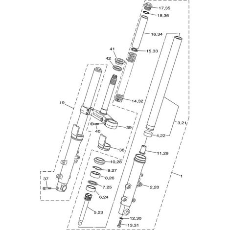 Yamaha 4B5-23340-10 - Piastra forcella inferiore - T-max 500 09-13
