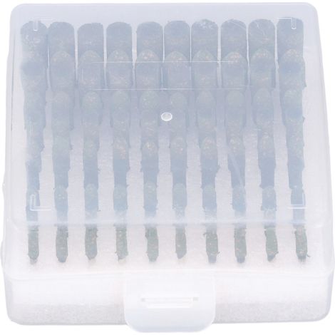 Jeu de 100 têtes de ponçage caoutchouc, embouts de polissage multi-tailles pour métal et verre, kit accessoires assortis. (1/5)