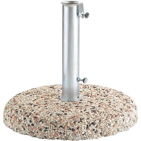 Base per Ombrellone da Giardino Ø55 in Graniglietto 25Kg Vorghini UnShake