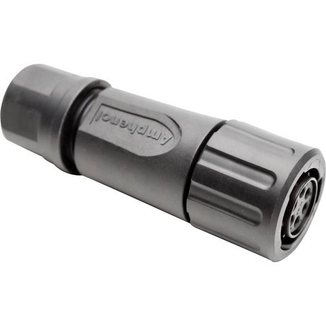 Amphenol RTS 6BS 10N 6S03 Cosse cylindrique mâle femelle, droit Nombre total de pôles: 6 Série (connecteur rond): Ecomate Aquarius 1 pc(s) X559021 (1/2)
