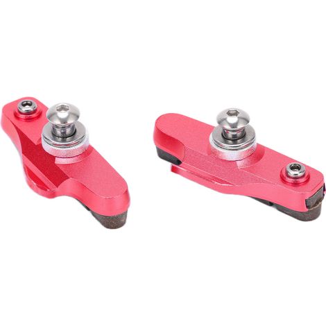 CANSUCC Patins de Frein V-Brake Vélo Haute Performance - Lot de 2, Rouge