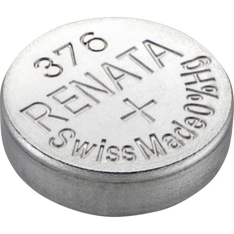 Renata Pile bouton 376 1.55 V 1 pc(s) 27 mAh oxyde d'argent