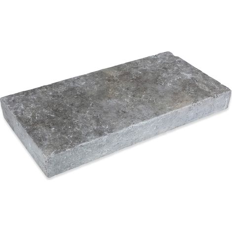 Couvertine Travertin Gris Silver 70x35x8 cm (à l'unité) - RO'MA NATURE