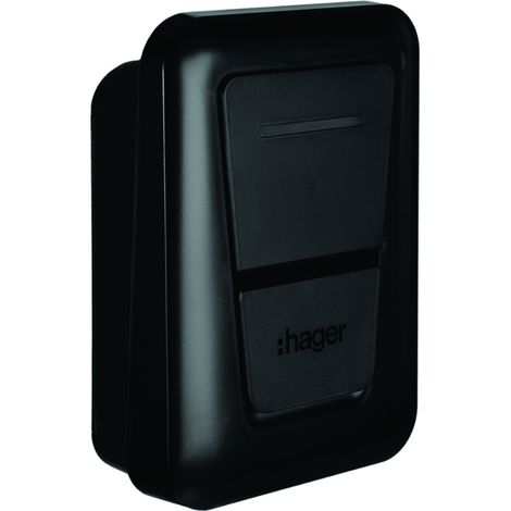 Borne de recharge pour voiture électrique Witty One 11 kW avec TIC, RFID et Bluetooth - HAGER - XVR111STI