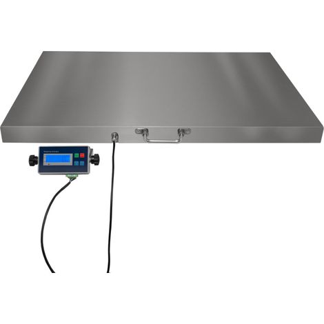 Balance Vétérinaire Agricole  Industrielle 60 x 90 cm 300KG - Pesage Animaux , Chien, Chat Moutons Pallettes - Utilisation Sur Batterie Ou Secteur - [Indicateur INCLUS - 2 ans de Garantie]