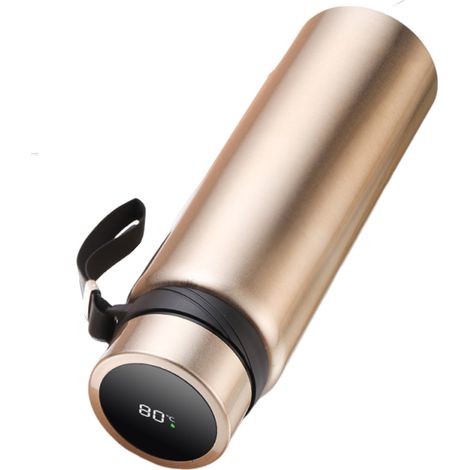 1 Tasse isotherme,Acier inoxydable 304,Affichage température,Grande capacité,Usage professionnel et voyage (1/5)