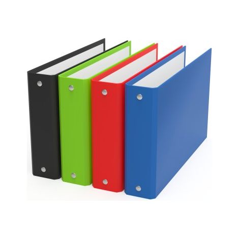 Classeur 2 anneaux cartonné Elba A6 - Dos 3,5 cm - Lot de 10 - Maxiburo