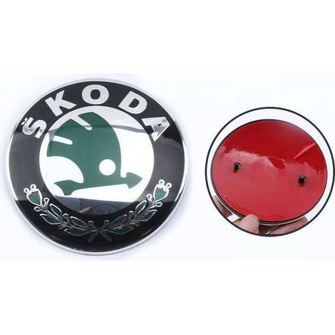 Skoda 3U0853621B MEL Badge emblème Logo Plaque Rabat frontal (1/2)