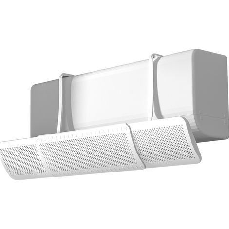 Air deflector for air conditioner, wall-mounted ventilation deflector, adjustable size 56-92cm, prevents direct airflow. (1/5)