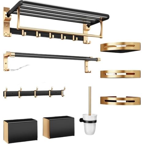 towel rack non drilled towel rack wall mounted (1/4)