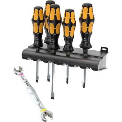 Embouts de vissage Wera + clé à fourche Joker. Coffret spécial en édition limitée 1, 6 pièces. (1/5)