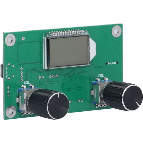 Drahtloses FM-Stereo-Digitalradiomodul mit LCD-Bildschirm, 50 Hz–18 kHz Empfänger für Selbstmontage (1/5)