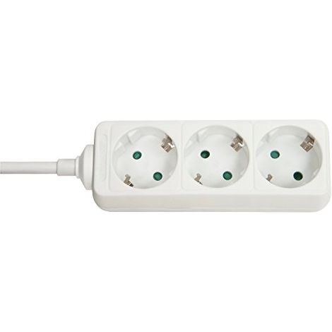 LINDY 73100 Steckdosenleiste 3fach Weiß Schutzkontakt 1 St.