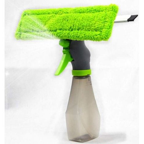 Vert - 1 pièce Raclette nettoyante pour vitres, flacon pulvérisateur Raclette double vitrage pour vitres de voiture (1/4)