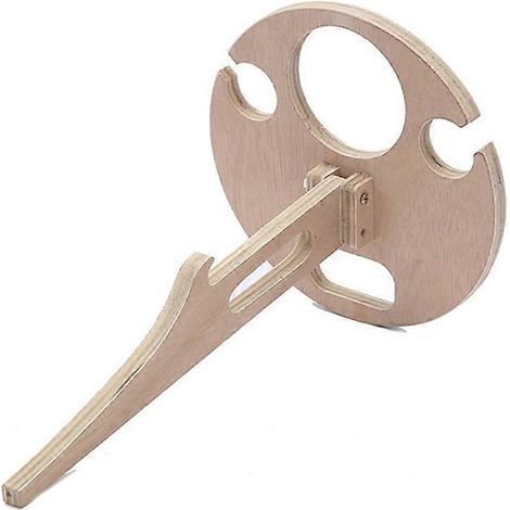 Tables de pique-nique pliantes et portables en bois avec porte-verres et porte-bouteilles pour l'extérieur (1/4)