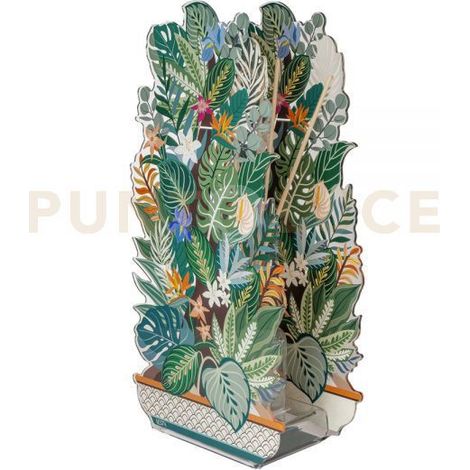 PROFUMATORE EDEN FRAGRANZA DESTINO MAXI 500ML IN CRISTALLO ACRILICO DECORATO VERDE FRAGRANZA BY CHIARA FIRENZE