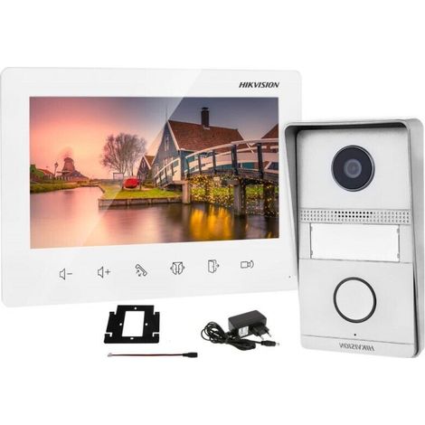 Hikvision DS-KIS101-P Kit Videocitofono Monofamiliare Intercom Analogico 2 Fili 2 Megapixel (1/8)