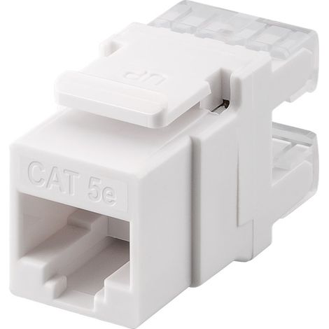Goobay Keystone Cat5 UTP LSA Blanco - Divisor de red (Blanco) (1/2)