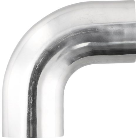 Coude robuste en acier inoxydable à 90 degrés pour pot d'échappement automobile (51 mm) (1/5)