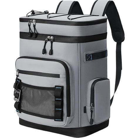 Glacières Sac à Dos Isothermes Étanches - Capacité 36L Glacière Sac À Dos Plage Sac De Stockage Repas Étanche pour Pique-Nique Travail Camping Randonnée Pêche Extérieur (1/5)