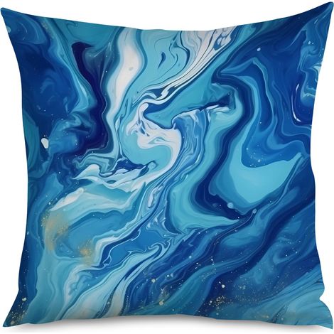 Housse de Coussin Déco Marbre Moderne Maison (1/5)