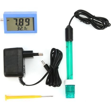 Mini-pH- und Temperatur-Wasserqualitätsmessgerät für Schwimmbäder und Aquakultur (EU-Stecker 220 V) (1/5)