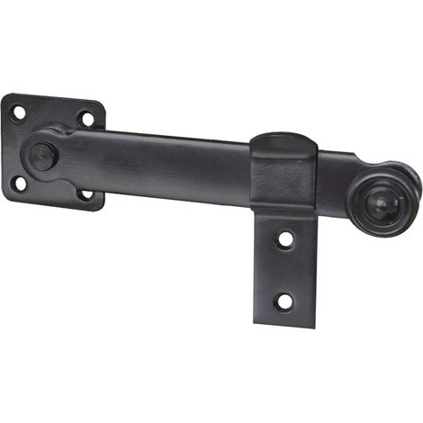 Fléau de Persienne, avec Support, Aluminium, Noir, Longueur 160, pour Volet Battant