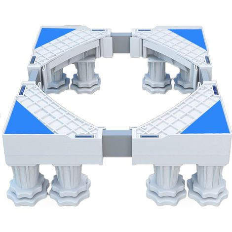 8 Pieds Réglables 41-64 Cm Pour Machine À Laver,Sèche-Linge,Réfrigérateur,Support Stable Anti-Vibration