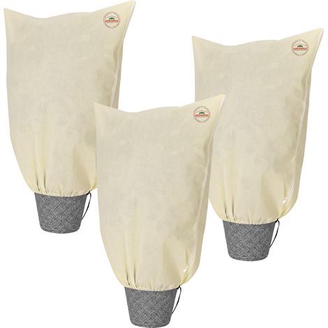 Set of 3 Plant Protection Covers 200x240cm Zipper Drawstring Winter Covers for Garden (1/5)