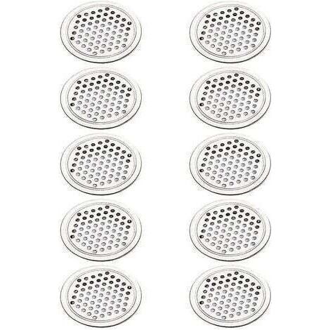 20 Pieces Round Stainless Steel Air Vent Grille Ventilation Grill Cover Circle (1/4)
