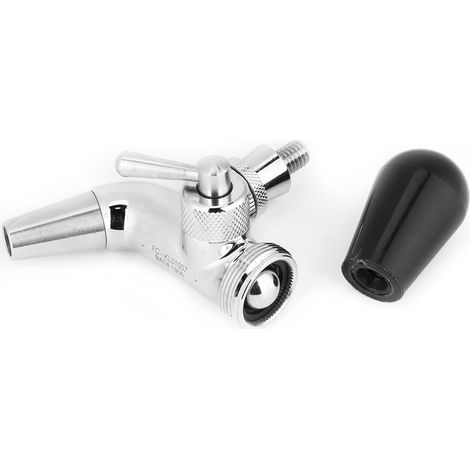 Robinet à bière réglable en acier inoxydable avec filetage mâle G1/2", accessoires pour fûts de bière (1/5)