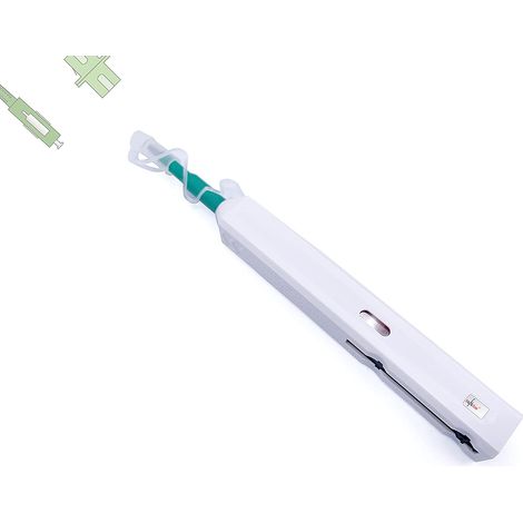 Elfcam® - Stylo de Nettoyage pour Fibre Optique Tip-Pen pour Adaptateur Femelle SC/FC/St (APC et UPC), Connecteurs Mâles SC/FC/St 2,5mm et Traversées, Plus de 800 Nettoyages