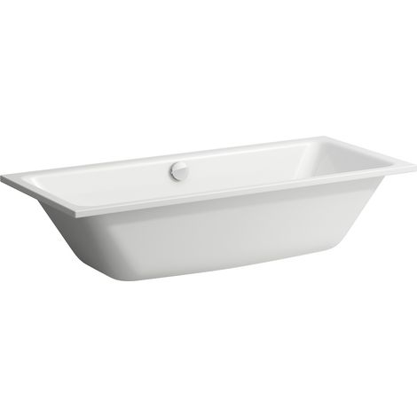 Bañera empotrada LAUFEN Pro S, acero esmaltado, 1700x750x410mm,