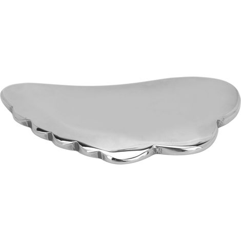 Pierre de Gua Sha Térahertz pour Drainage Lymphatique, Outil de Râpage Facial Portable, Pierre de Beauté Naturelle, Kit de Massage Visage, Pierre Lisse pour Soin de la Peau (1/5)