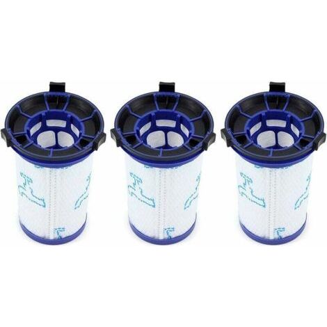 Paquete de 3 filtros de repuesto para aspiradoras inalámbricas Rowenta Air Force 360 / X-Pert Essential 260 RH9037 RH9038 RH9039 RH9051 RH9057 RH9079 RH9081 RH9086 (alternativa a ZR009001)