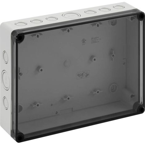 COFFRET DINSTALLATION SPELSBERG TK PC 2518-6F-TM 13701101 GRIS CLAIR 180 X 254 X 63 POLYSTYRÈNE, POLYCARBONATE, POLYURÉTHANE, PO (1/2)