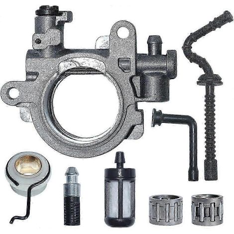 Ölpumpensatz, Kraftstofffilter, Schlauch, Schneckenrad und Lager für Stihl MS290 029 MS390 039 Kettensägen (Referenzen: 1127 640 3200, 9512 933 2260). (1/5)