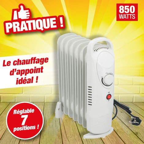 alpina Chauffage d'appoint Blanc H39xl13.5xL30.5cm (1/2)