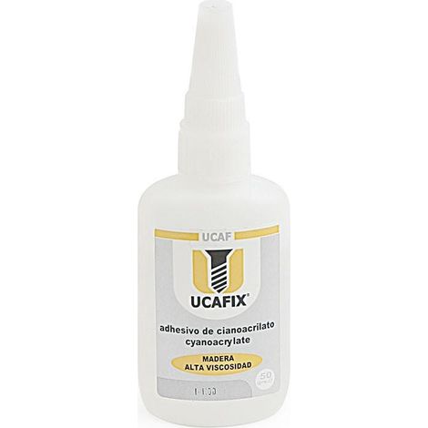 UCAFIX cianocrilato alta viscosidad ucafix 50ml , UCAFIX CIAN Adhesivo instantáneo de cianocrilatoCARACTERÍSTICAS Y APLICACIONES: Adhesivo instantáneo, une metal, la