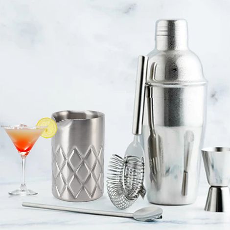 Verre à Mélanger Cocktail en Acier Inoxydable Double Paroi Incassable Anti-Rouille pour Bar à Domicile (1/5)